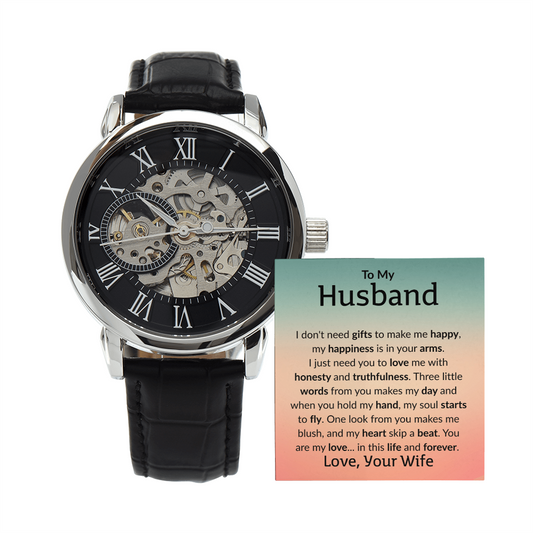 To My Husband: My Happiness Is In Your Arms