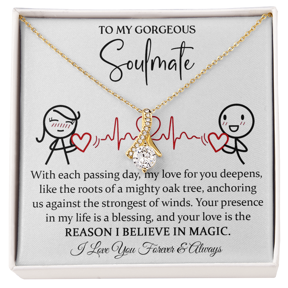 To My Gorgeous Soulmate: My Love For You Deepens