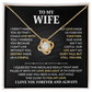 TO MY WIFE: FEEL MY LOVE
