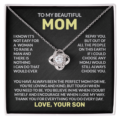 To My Beautiful Mom: Thank You For Everything,