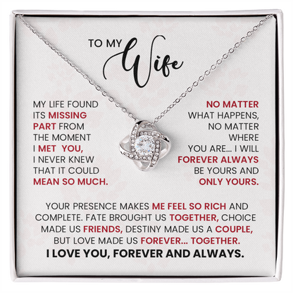 To My Wife: Forever Always Be Yours