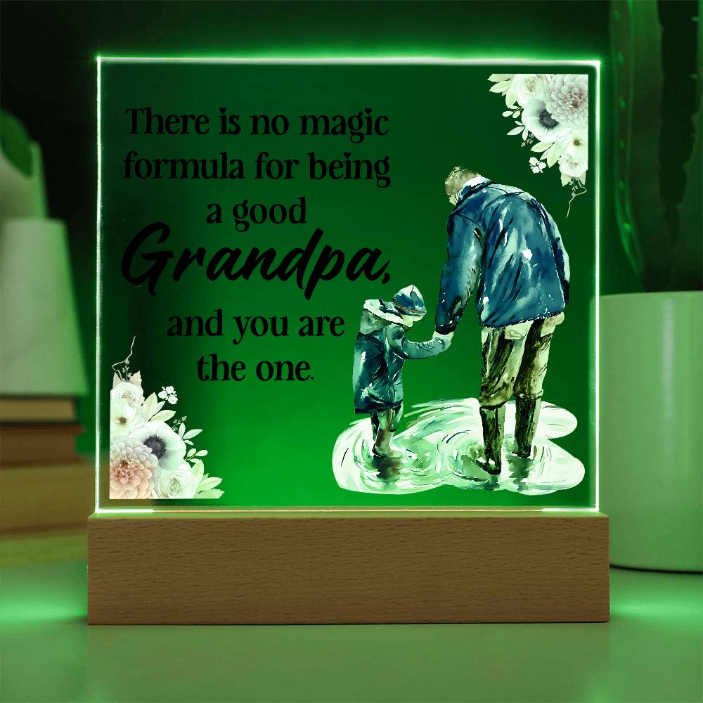 Acrylic Square Design_Grandpa