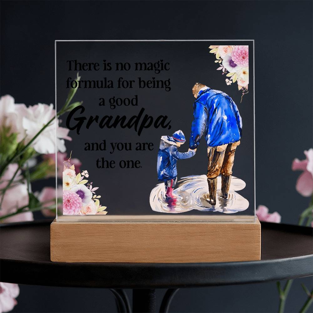 Acrylic Square Design_Grandpa