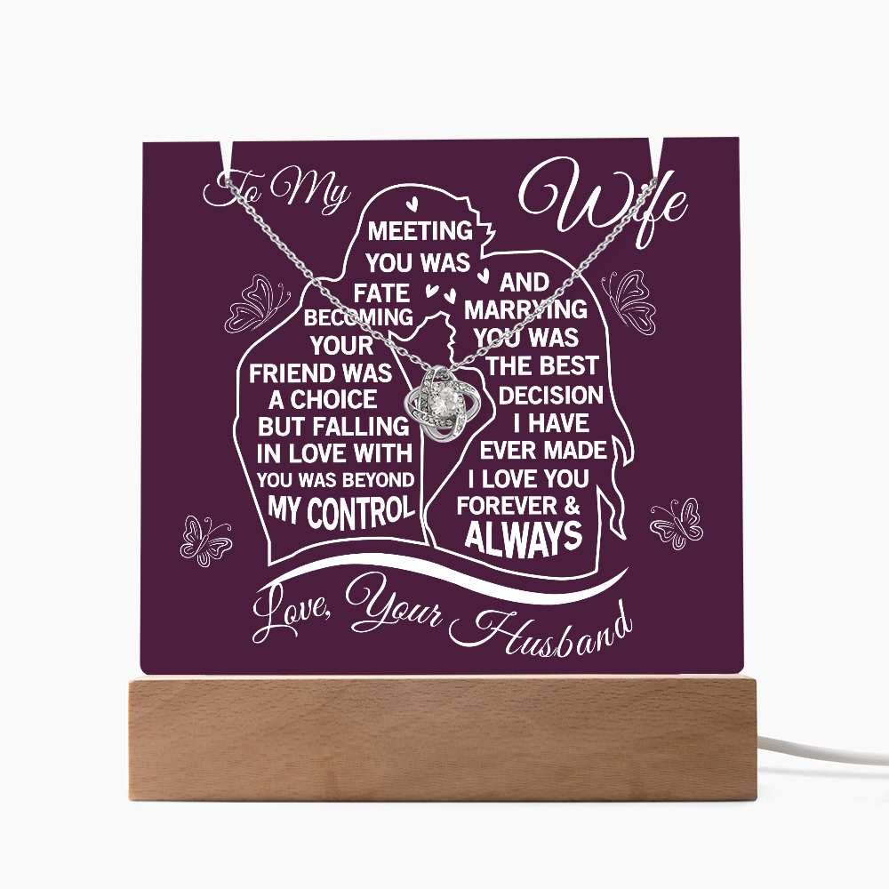 Keepsake Acrylic: Marrying You Was The Best Decision