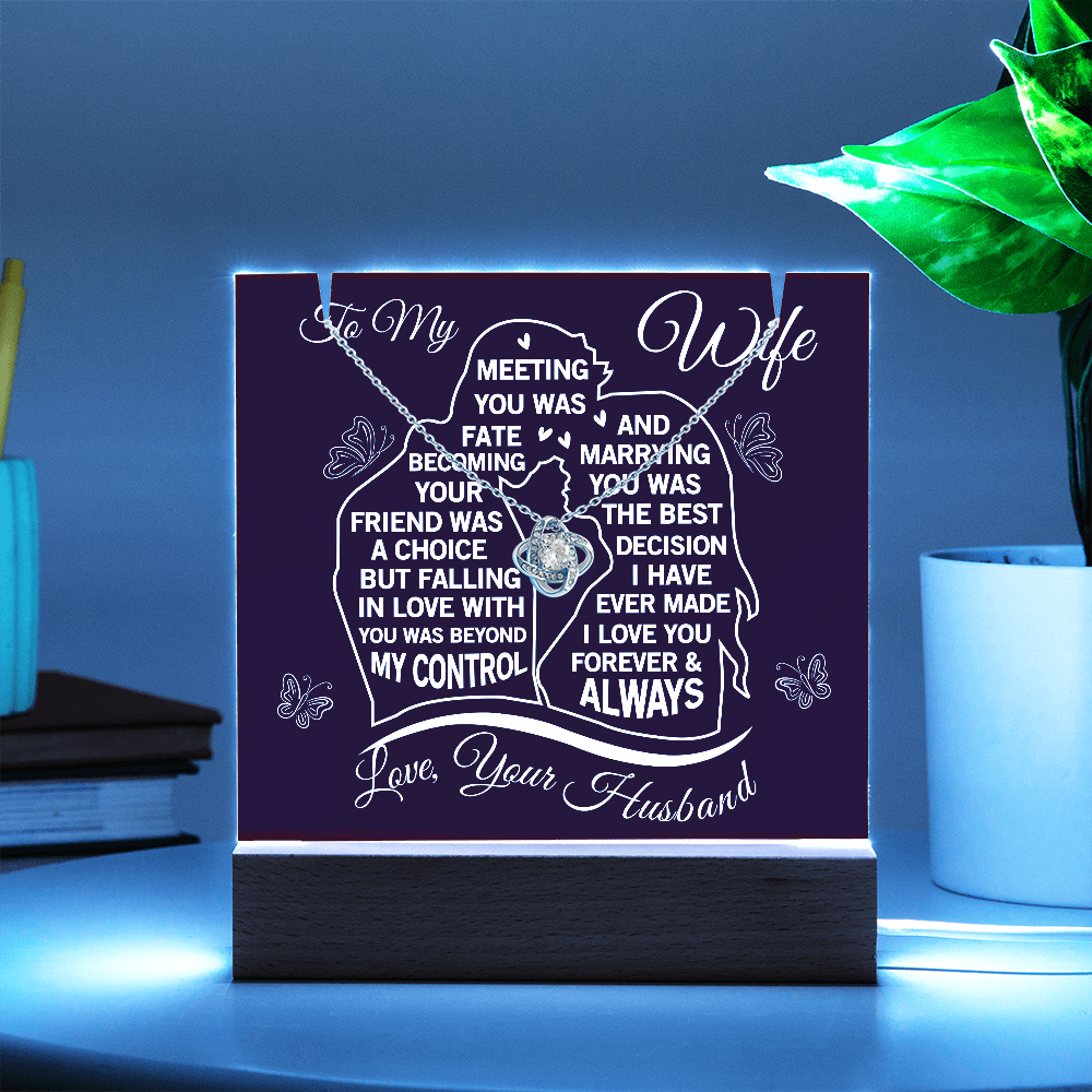 Keepsake Acrylic: Marrying You Was The Best Decision
