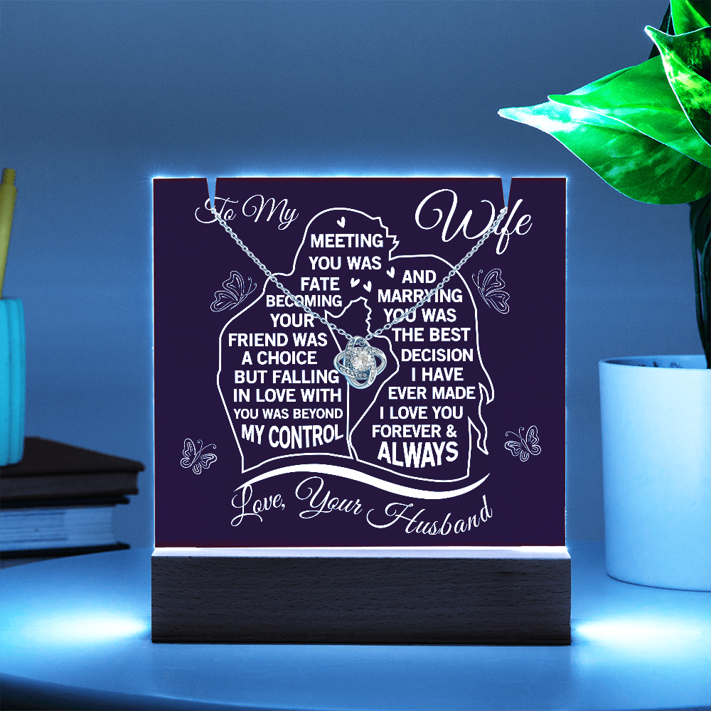 Keepsake Acrylic: Marrying You Was The Best Decision