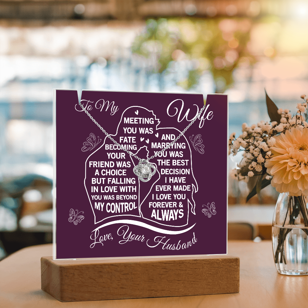 Keepsake Acrylic: Marrying You Was The Best Decision