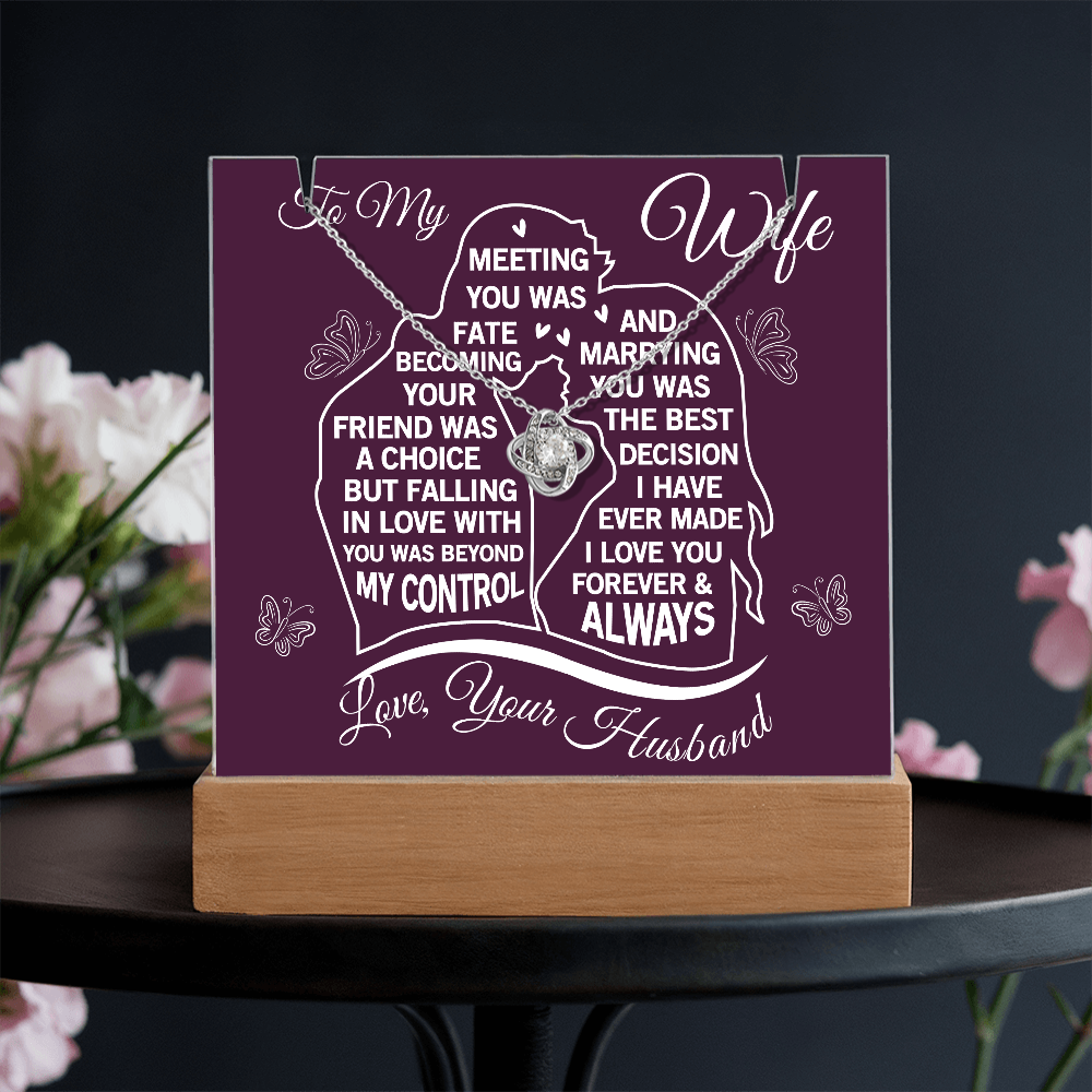Keepsake Acrylic: Marrying You Was The Best Decision