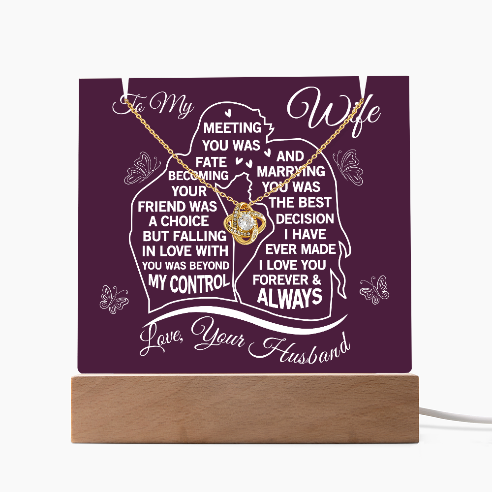 Keepsake Acrylic: Marrying You Was The Best Decision