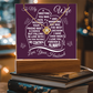 Keepsake Acrylic: Marrying You Was The Best Decision
