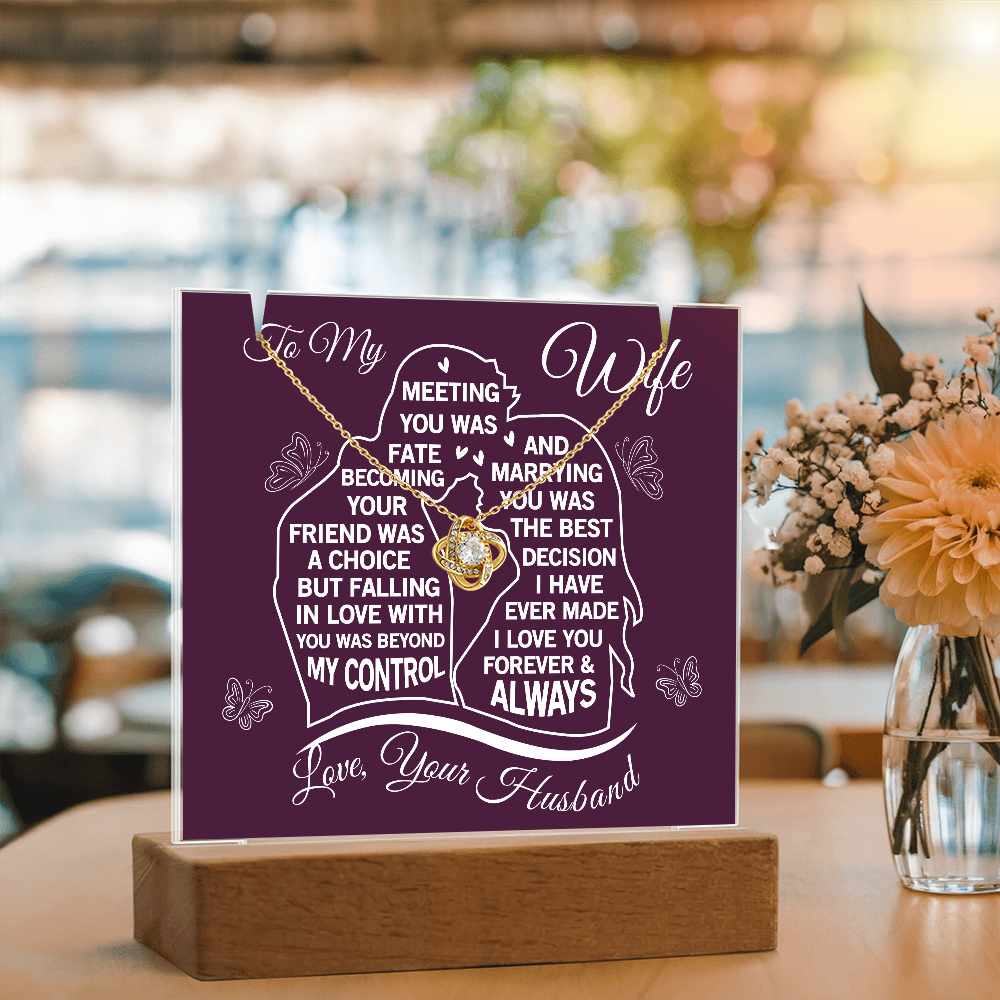Keepsake Acrylic: Marrying You Was The Best Decision