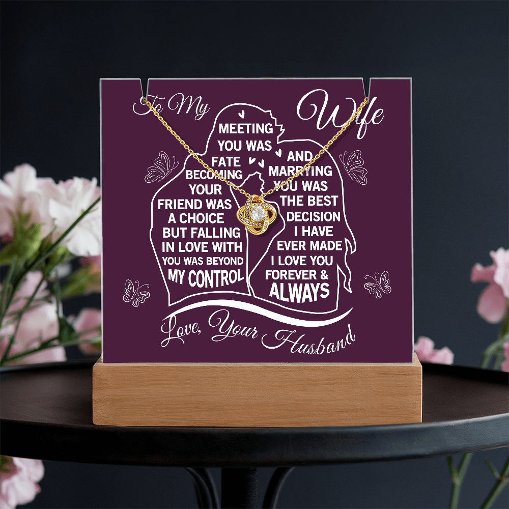 Keepsake Acrylic: Marrying You Was The Best Decision
